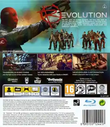 Brink (USA) (v1.04) (Disc) (Update) box cover back